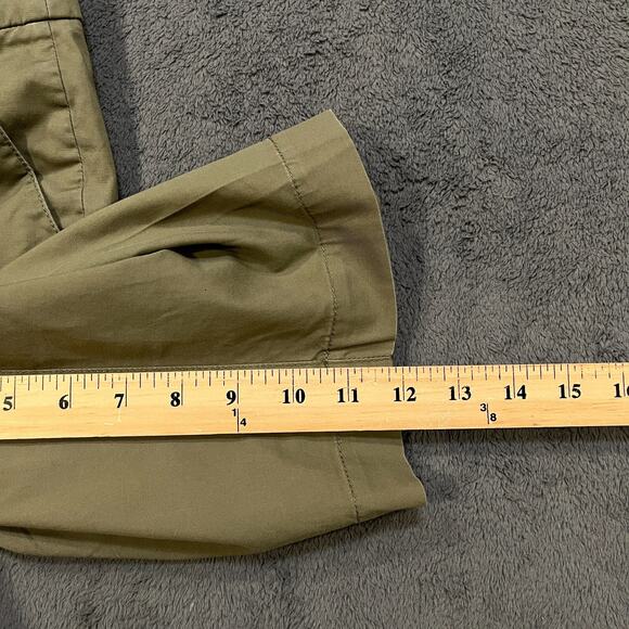 Tory Burch Brown Tan Bermuda Chino Casual Slash Pocket Shorts Women's Size 8 - Picture 7 of 9